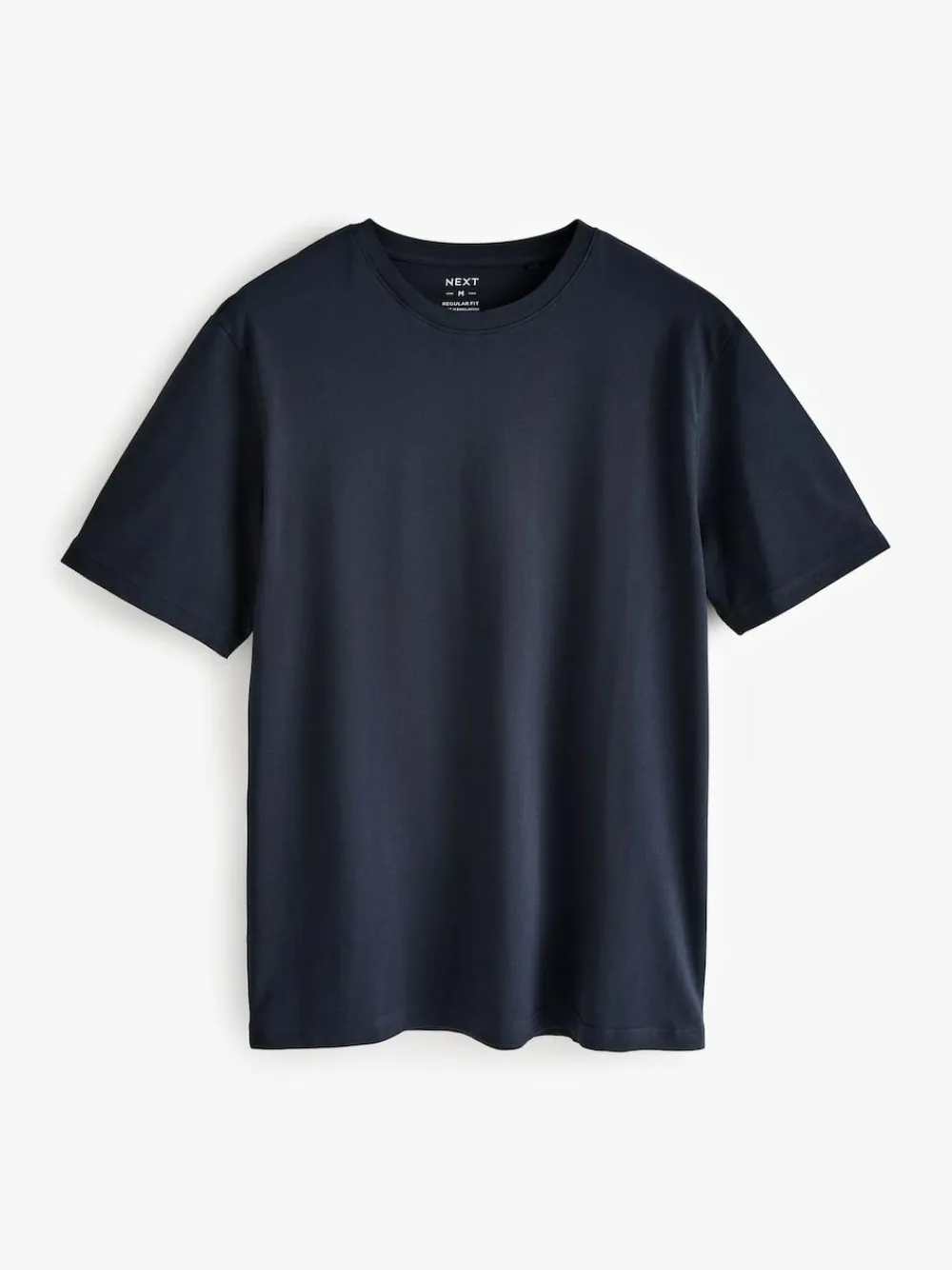 Next White/Black/Navy Regular Fit Essential Cotton T-Shirts 6 Pack^ Nightwear|Loungewear