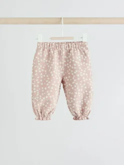 Next White/Brown Baby Long Sleeve Top and Trousers Set 2 Piece (0mths-2yrs)^ Tops|Cosy Club