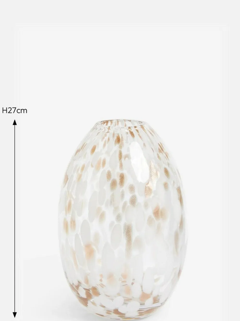 Next Medium Confetti Glass Flower Vase^ Vases