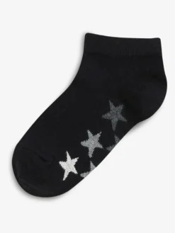 Sale Next White/Grey Cotton Rich Trainer Socks 7 Pack