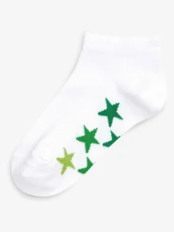 Sale Next White/Grey Cotton Rich Trainer Socks 7 Pack