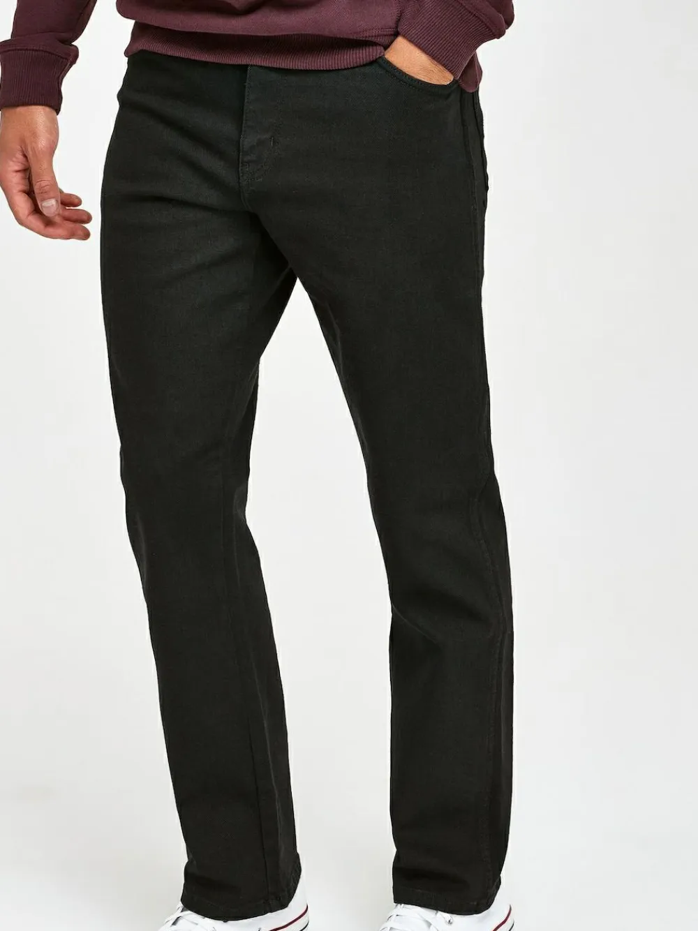 Wrangler Black Straight Fit Texas Authentic Jeans^ Jeans|Jeans
