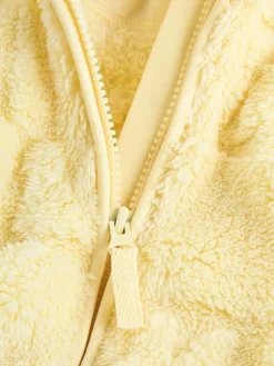 Sale Next Baby Fleece Hooded Zip Jacket (0mths-2yrs) Yellow Bunny