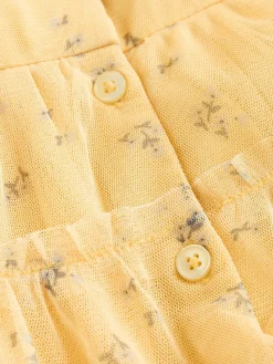 Online Next Baby Mesh Dress (0mths-2yrs) Yellow Ditsy