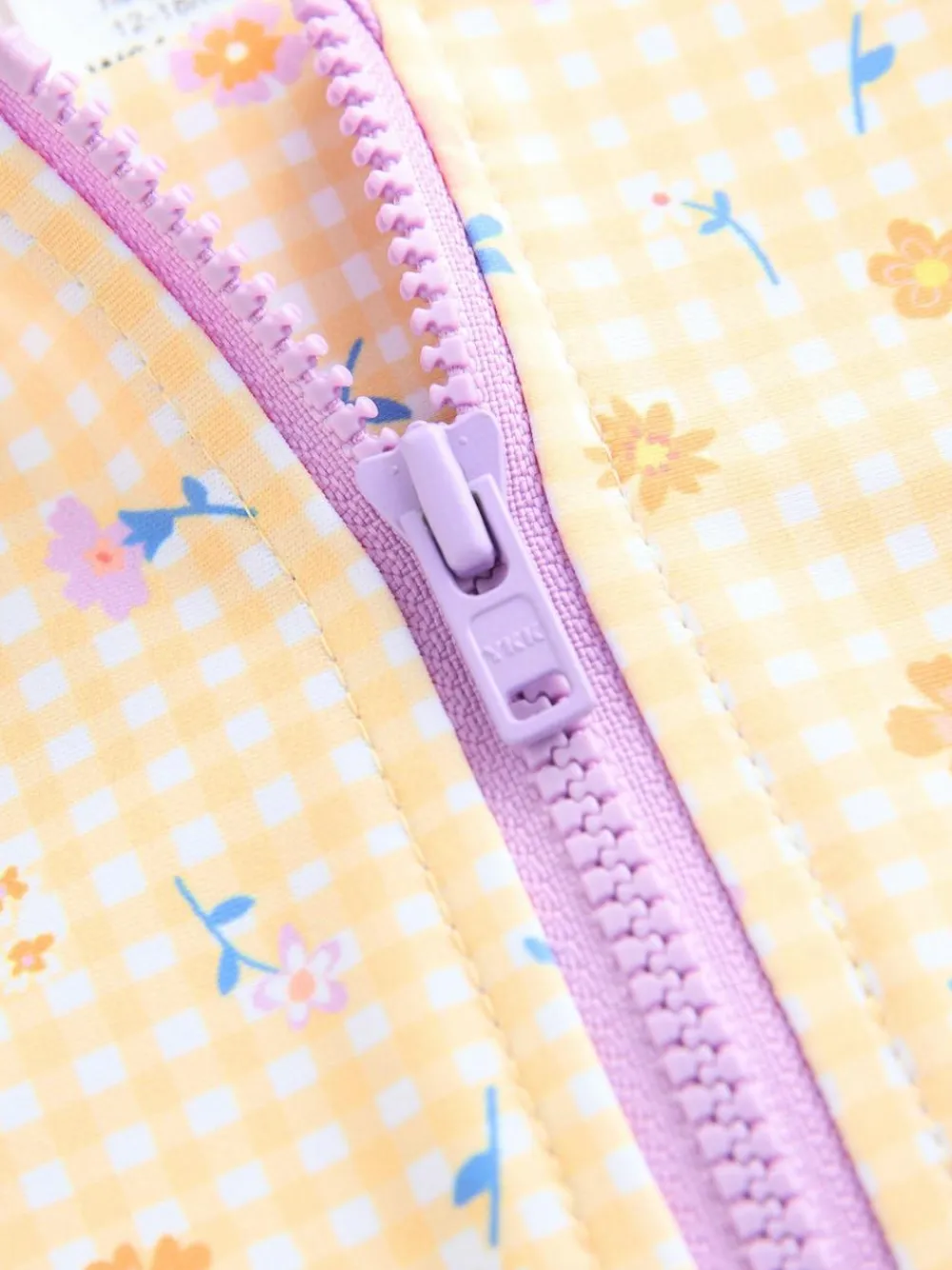 Online Next Yellow Gingham Ditsy Sunsafe Swimsuit (3mths-10yrs)