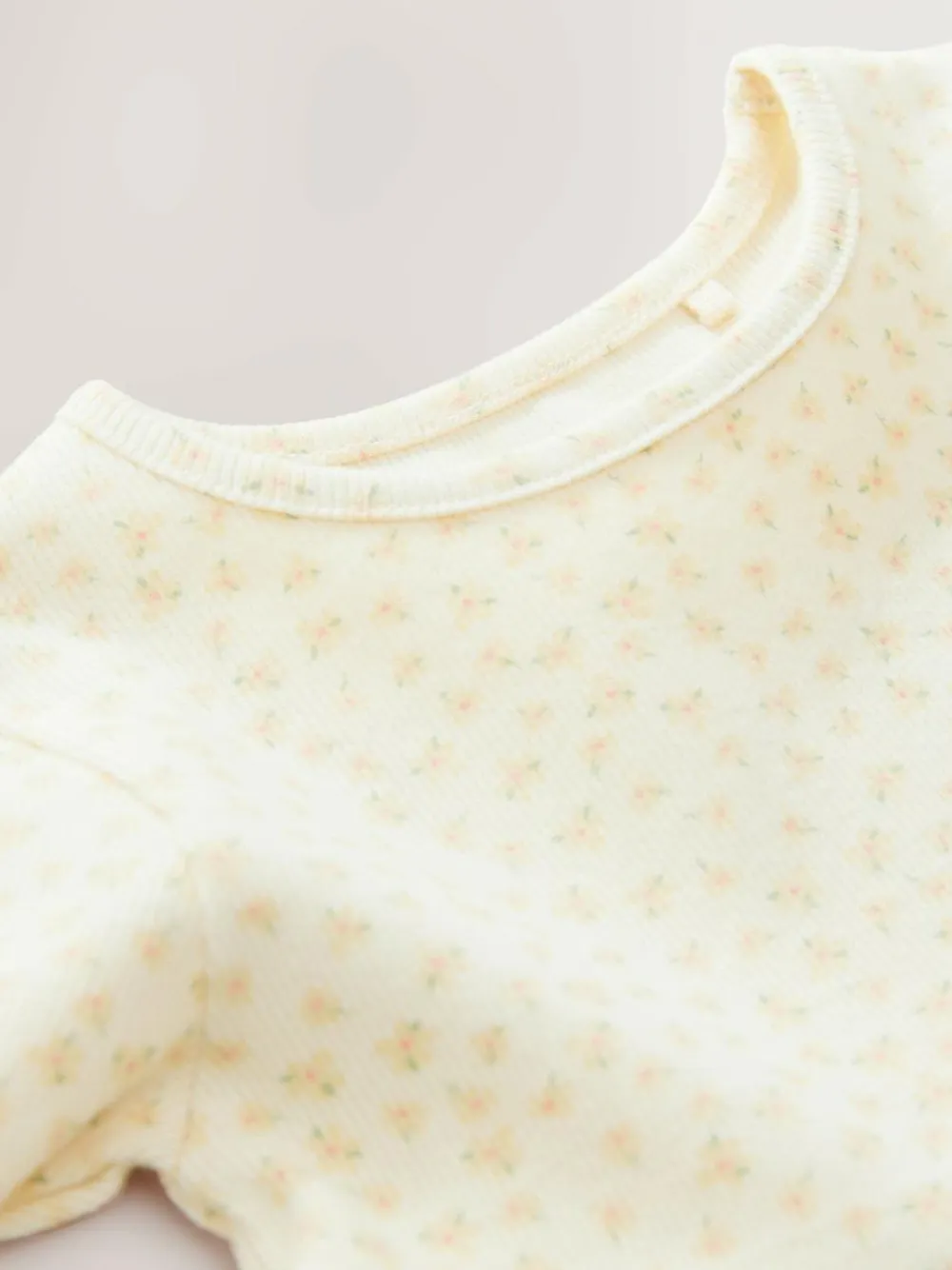 Next Yellow Ribbed Jersey Dress (3mths-7yrs)^ Dresses