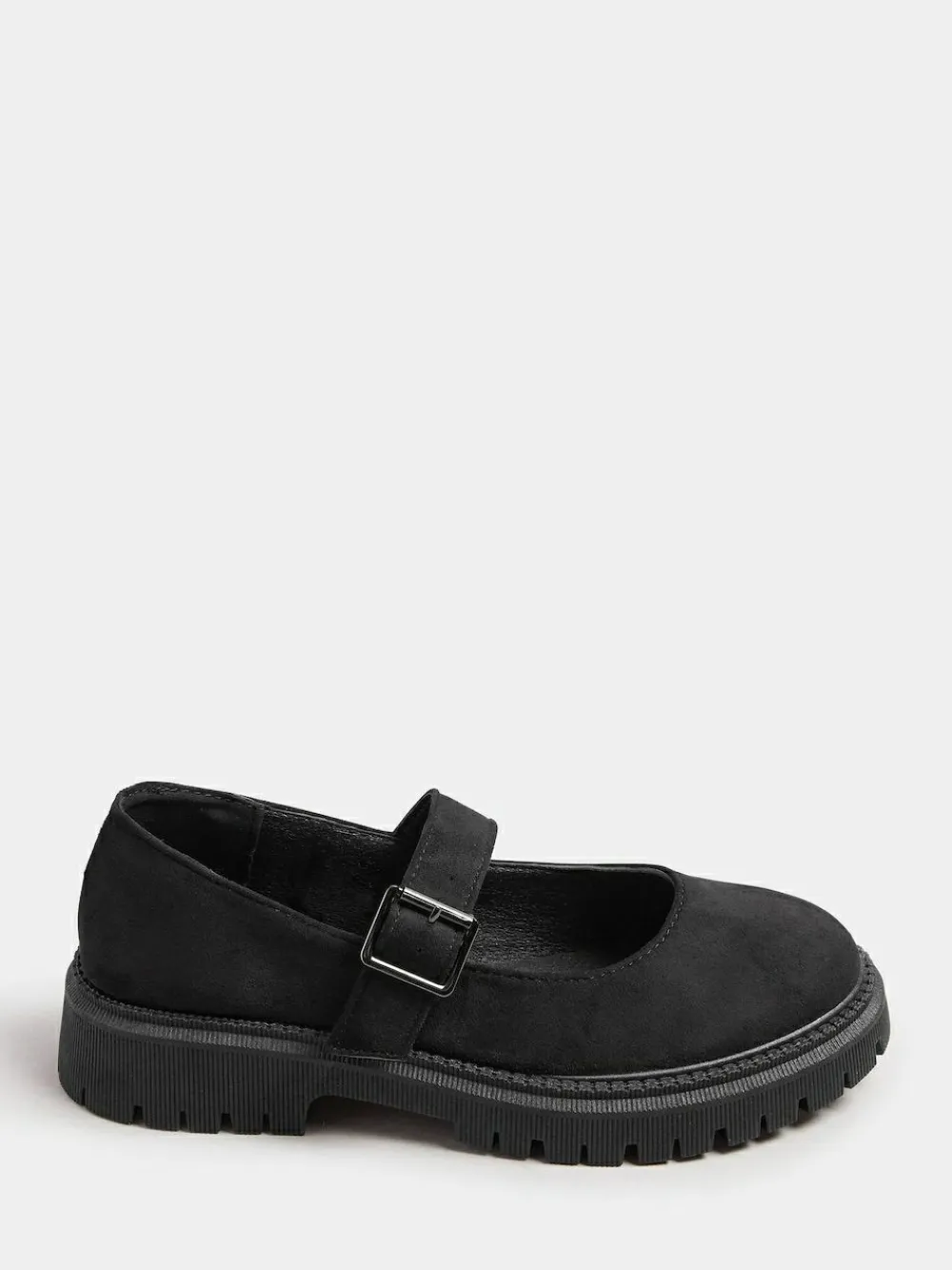 Outlet Yours Curve Black Extra Wide Fit Wide Fit Chunky Mary Jane Shoes