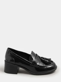 Yours Curve Extra Wide Fit Extra Wide Fit Heeled Tassel Loafers^Women Wide Fit & Extra Wide Fit|Heels