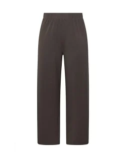 Online Yours Curve Wide Leg Leggings Brown