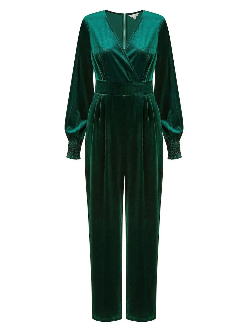 Yumi Green Velvet Long sleeve Jumpsuit^Women Jumpsuits & Playsuits
